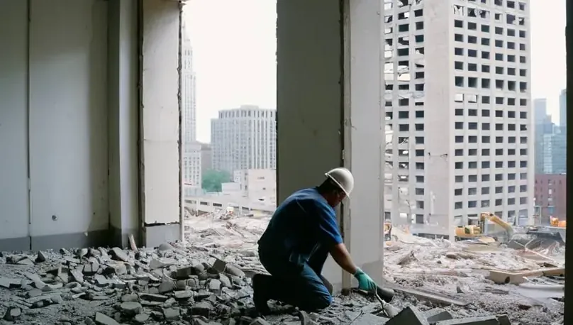수족관철거 시공 참고 4